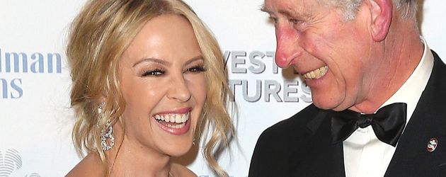 Kylie Minogue und Prinz Charles Kylie Minogue und Prinz Charles