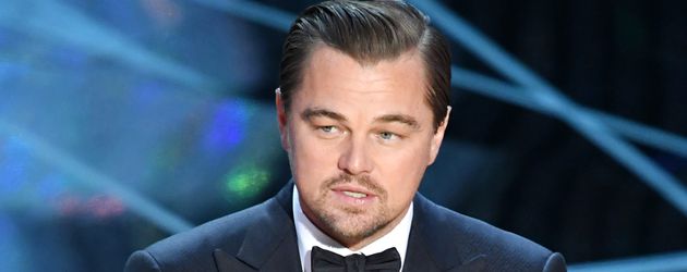 Leonardo DiCaprio spricht bei den Academy Awards Leonardo DiCaprio spricht bei den Academy Awards