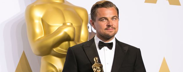 Leonardo DiCaprio mit seinem Oscar Leonardo DiCaprio mit seinem Oscar
