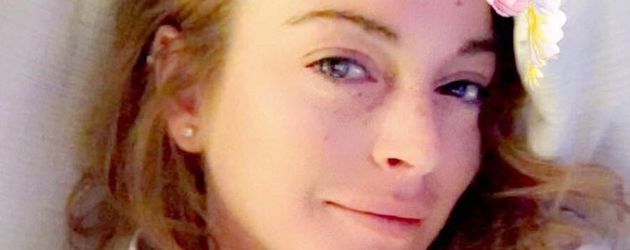 Lindsay Lohan macht ein Selfie Lindsay Lohan macht ein Selfie