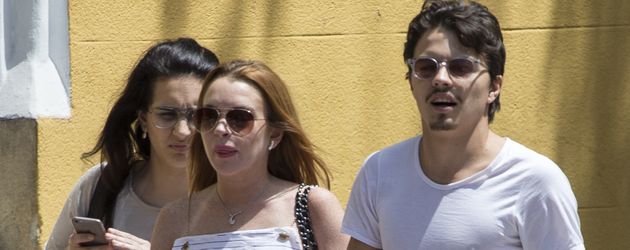 Lindsay Lohan und Egor Tarabasov in Madrid Lindsay Lohan und Egor Tarabasov in Madrid
