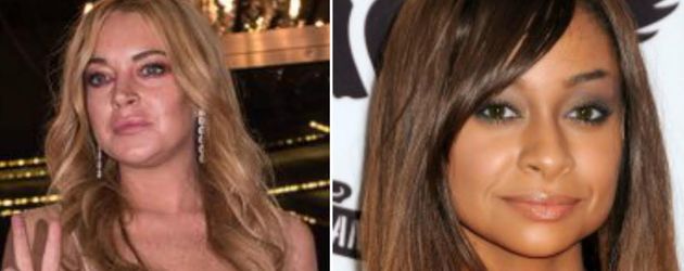 Lindsay Lohan und Raven Symone Lindsay Lohan und Raven Symone