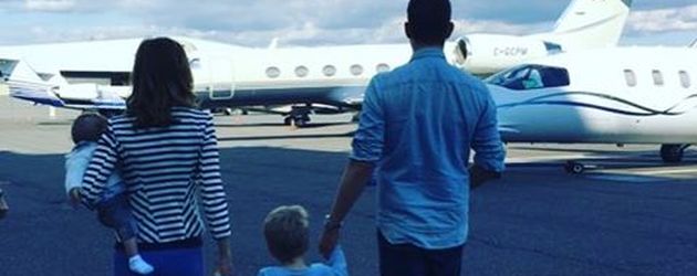 Luisana und Michael Bublé mit ihren Söhnen Elias und Noah Luisana und Michael Bublé mit ihren Söhnen Elias und Noah