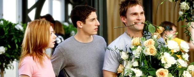 Alyson Hannigan, Jason Biggs und Seann William Scott in "American Pie – Jetzt wird geheiratet" Alyson Hannigan, Jason Biggs und Seann William Scott in "American Pie – Jetzt wird geheiratet"