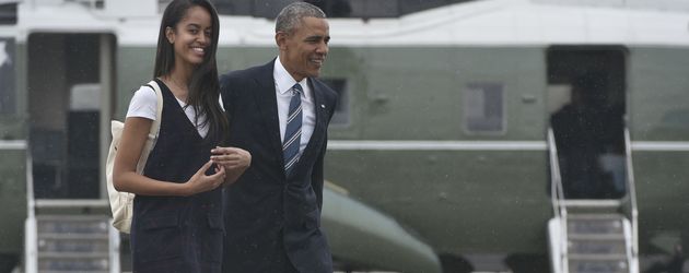Barack Obama und Malia Obama Barack Obama und Malia Obama