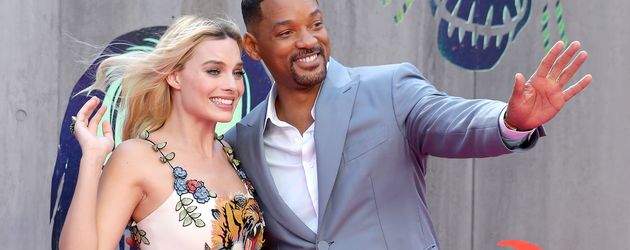 Margot Robbie und Will Smith bei der "Suicide Squad"-Europapremiere Margot Robbie und Will Smith bei der "Suicide Squad"-Europapremiere