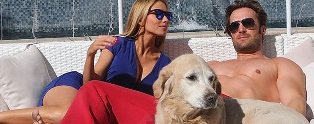 Maria und Bastian Yotta mit ihrem Hund im Juli 2016 Maria und Bastian Yotta mit ihrem Hund im Juli 2016