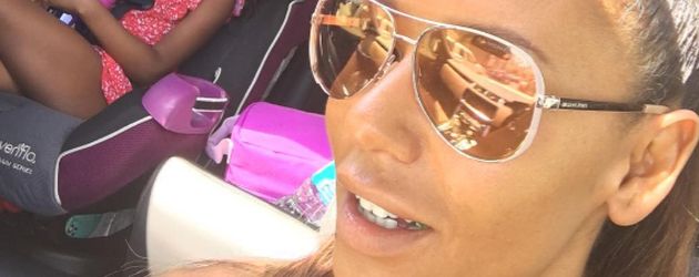 Mel B. (r.) mit Tochter Madison im Auto Mel B. (r.) mit Tochter Madison im Auto