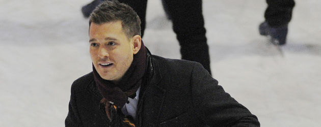 Michael Bublé auf dem Eis Michael Bublé auf dem Eis