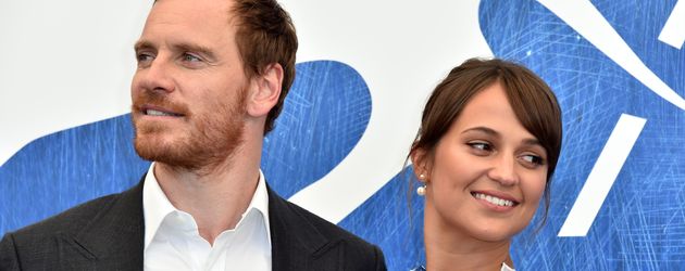 Michael Fassbender und Alicia Vikander beim Filmfest in Venedig Michael Fassbender und Alicia Vikander beim Filmfest in Venedig