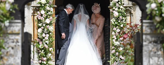 Michael und Pippa Middleton mit Herzogin Kate Michael und Pippa Middleton mit Herzogin Kate