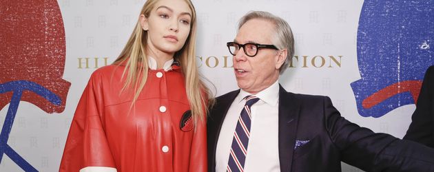 Model Gigi Hadid und Fashion-Designer Tommy Hilfiger Model Gigi Hadid und Fashion-Designer Tommy Hilfiger