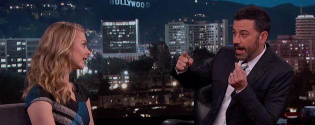 Jimmy Kimmel und Natalie Dormer Jimmy Kimmel und Natalie Dormer