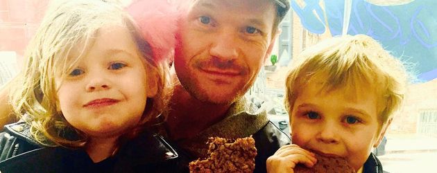 Harper Grace Burtka-Harris, Neil Patrick Harris und Gideon Scott Burtka-Harris Harper Grace Burtka-Harris, Neil Patrick Harris und Gideon Scott Burtka-Harris