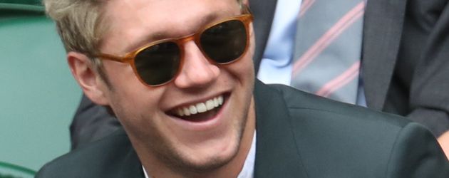 Niall Horan auf der Tribüne in Wimbledon Niall Horan auf der Tribüne in Wimbledon
