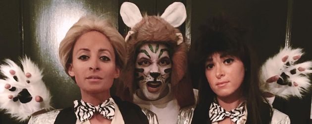 Nicole Richie verkleidet als Siegfried Fischbacher Nicole Richie verkleidet als Siegfried Fischbacher