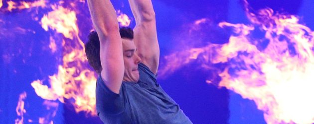 Oliver Edelmann in der Show "Ninja Warrior Germany" Oliver Edelmann in der Show "Ninja Warrior Germany"
