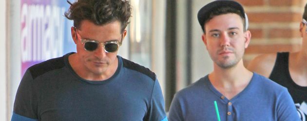Orlando Bloom mit seinem Sohn Flynn Orlando Bloom mit seinem Sohn Flynn