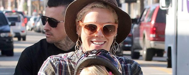 Pink, Carey Hart und Willow Hart Pink, Carey Hart und Willow Hart