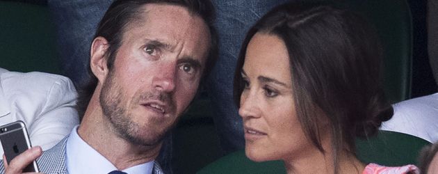 James Matthews und Pippa Middleton beim Wimbledon-Spiel James Matthews und Pippa Middleton beim Wimbledon-Spiel