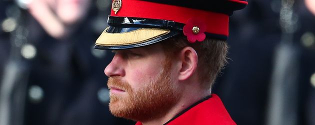 Prinz Harry im November 2016 bei einer Gedenkveranstaltung für gefallene Soldaten in London Prinz Harry im November 2016 bei einer Gedenkveranstaltung für gefallene Soldaten in London