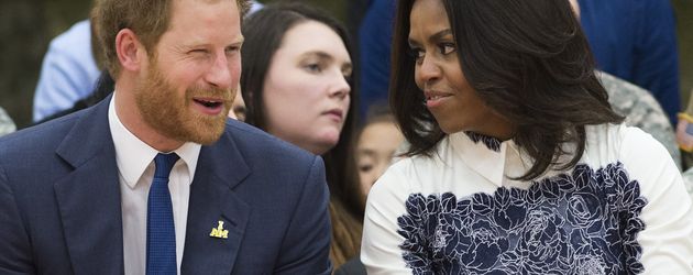 Prinz Harry und Michelle Obama Prinz Harry und Michelle Obama
