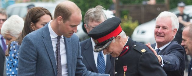Prinz William und Vize Lord Lieutenant of Essex Jonathon Douglas-Hughes Prinz William und Vize Lord Lieutenant of Essex Jonathon Douglas-Hughes