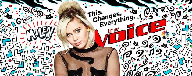 Promo für Miley Cyrus bei The Voice Promo für Miley Cyrus bei The Voice