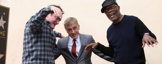 Quentin Tarantino, Christoph Waltz und Samuel L. Jackson Quentin Tarantino, Christoph Waltz und Samuel L. Jackson