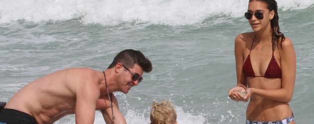 Robin Thicke und April Love Geary Robin Thicke und April Love Geary