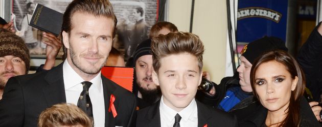 David Beckham, Victoria Beckham, Brooklyn Beckham, Romeo Beckham und Cruz Beckham David Beckham, Victoria Beckham, Brooklyn Beckham, Romeo Beckham und Cruz Beckham