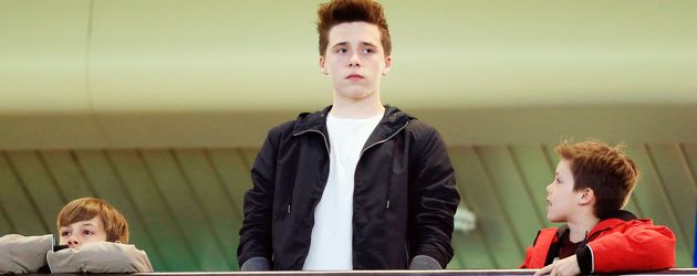 Brooklyn Beckham, Romeo Beckham und Cruz Beckham Brooklyn Beckham, Romeo Beckham und Cruz Beckham