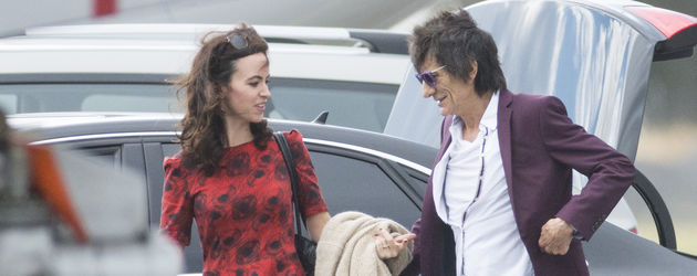 Ronnie Wood und Sally Humphreys Ronnie Wood und Sally Humphreys
