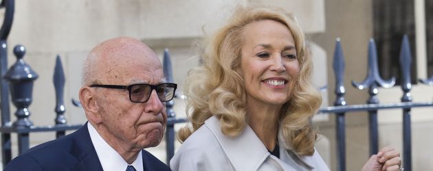 Jerry Hall und Rupert Murdoch Jerry Hall und Rupert Murdoch