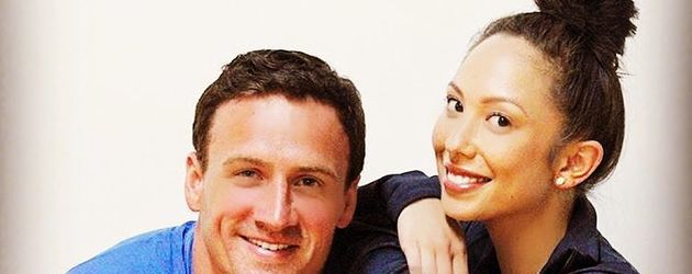 US-Schwimmer Ryan Lochte und Profitänzerin Cheryl Burke US-Schwimmer Ryan Lochte und Profitänzerin Cheryl Burke
