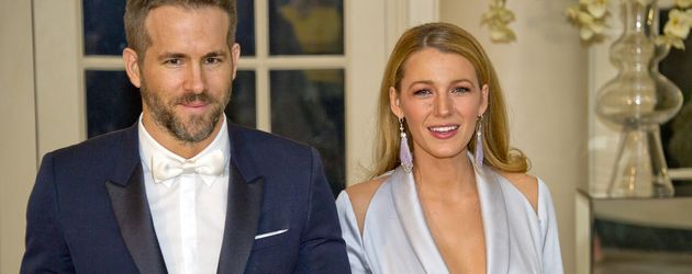 Ryan Reynolds und Blake Lively im März 2016 in Washington Ryan Reynolds und Blake Lively im März 2016 in Washington