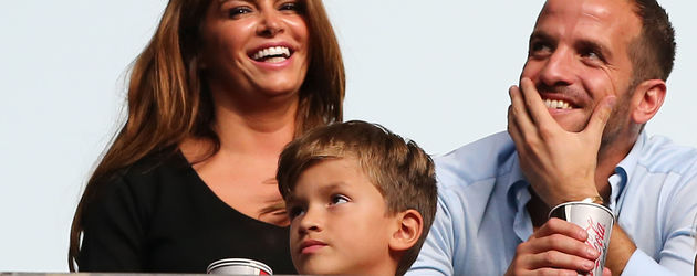 Sabia Boulahrouz, Rafael van der Vaart und Damian van der Vaart Sabia Boulahrouz, Rafael van der Vaart und Damian van der Vaart