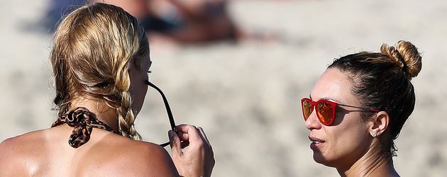 Sabine Lisicki und Lilly Becker Sabine Lisicki und Lilly Becker