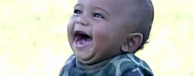 Saint West im Central Park in New York City Saint West im Central Park in New York City