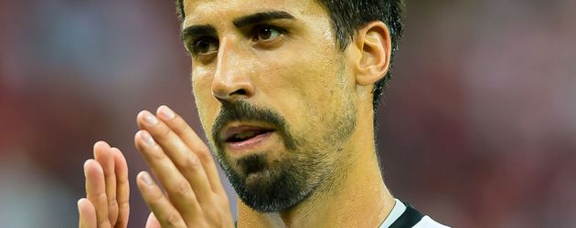 Sami Khedira nach EM-Spiel 2016 Nordirland gegen Deutschland Sami Khedira nach EM-Spiel 2016 Nordirland gegen Deutschland