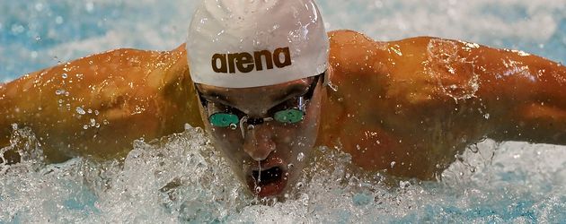 Santo Condorelli beim "100m Butterfly" im Mai 2016 Santo Condorelli beim "100m Butterfly" im Mai 2016