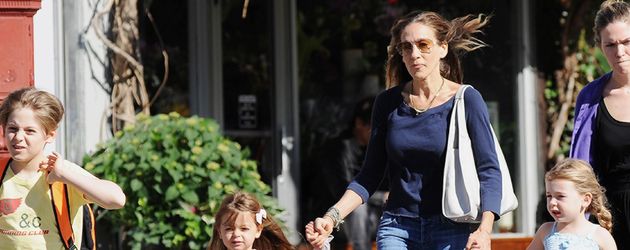 Sarah Jessica Parker, Marion Broderick, Tabitha Broderick und James Wilkie Broderick Sarah Jessica Parker, Marion Broderick, Tabitha Broderick und James Wilkie Broderick