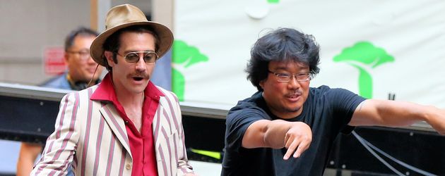 Schauspieler Jake Gyllenhaal und Regisseur Joon-ho Bong Schauspieler Jake Gyllenhaal und Regisseur Joon-ho Bong