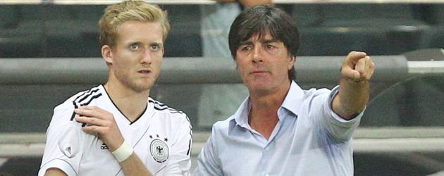Joachim Löw und André Schürrle Joachim Löw und André Schürrle