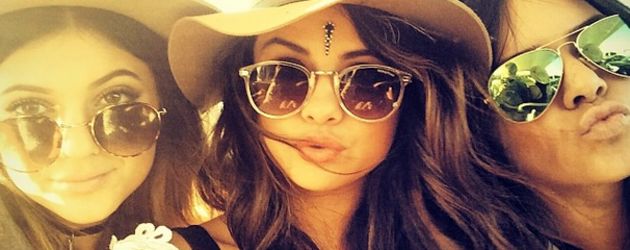 Selena Gomez, Kylie Jenner und Kendall Jenner Selena Gomez, Kylie Jenner und Kendall Jenner