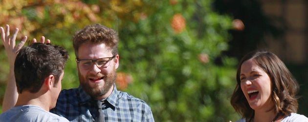 Zac Efron, Rose Byrne und Seth Rogen Zac Efron, Rose Byrne und Seth Rogen