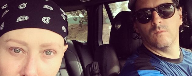Shannen Doherty mit Ehemann Kurt Iswarienko im Auto Shannen Doherty mit Ehemann Kurt Iswarienko im Auto