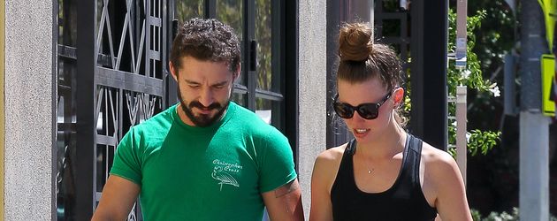 Shia LaBeouf und Mia Goth in L.A. Shia LaBeouf und Mia Goth in L.A.