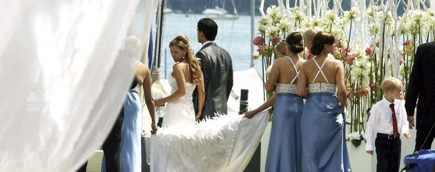 Simone Ballack heiratet Michael Ballack im Juli 2008 Simone Ballack heiratet Michael Ballack im Juli 2008