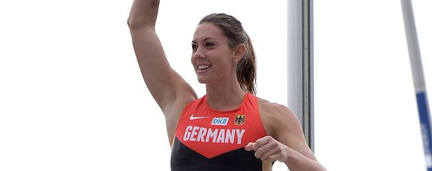 Stabhochspringerin Katharina Bauer Stabhochspringerin Katharina Bauer